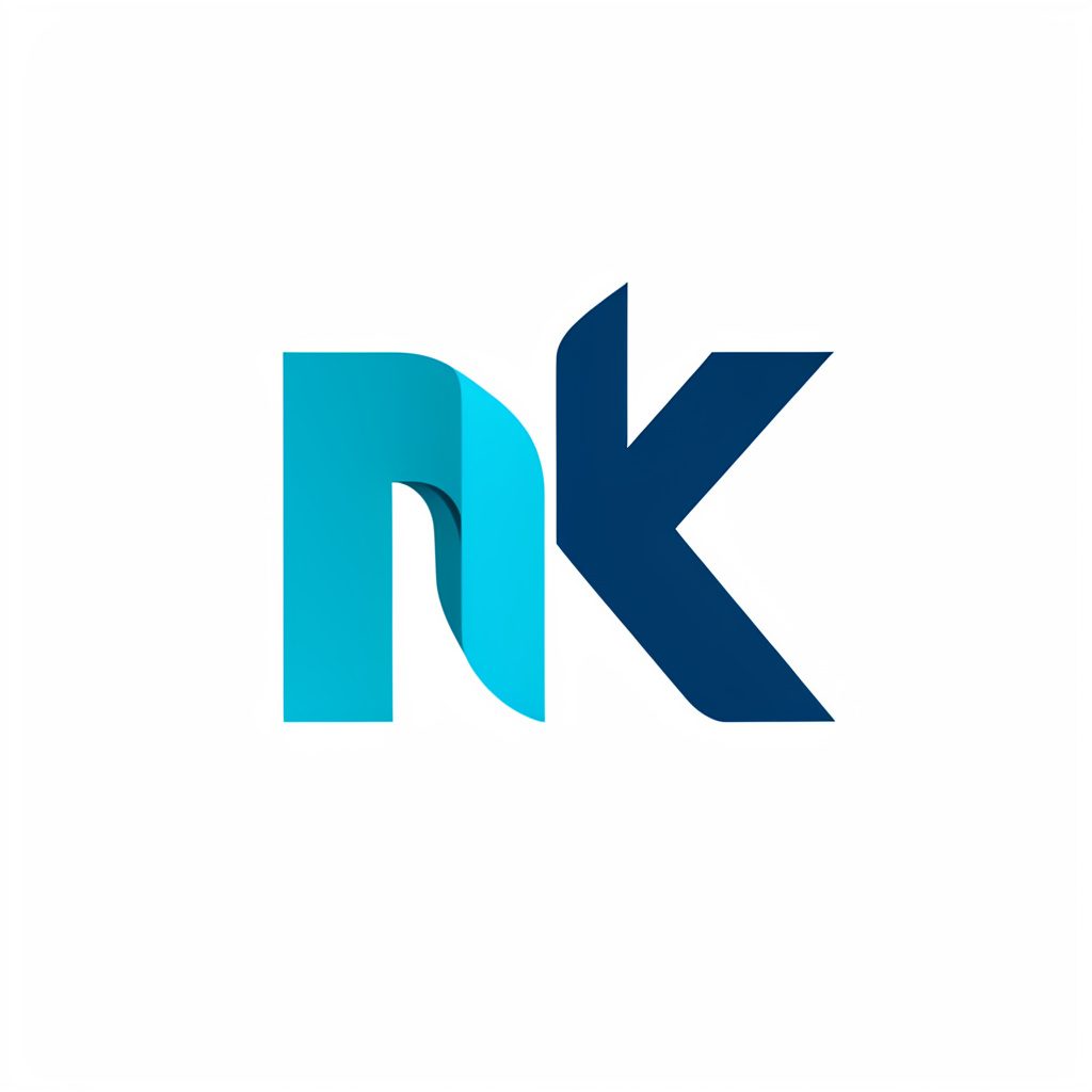Nordklang logo mark in deep navy blue on a white background